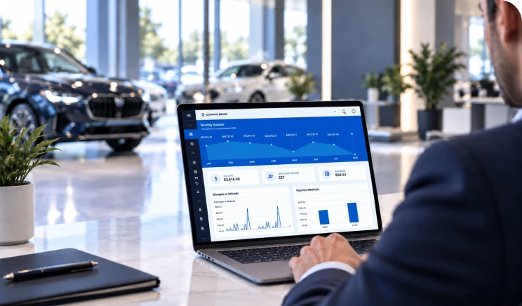 Dealership payment reporting dashboard